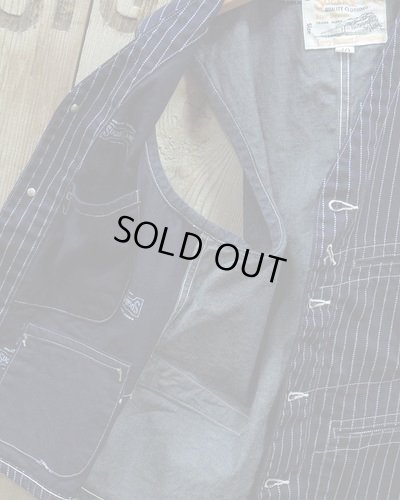 画像4: Sugar Cane "9oz. WABASH STRIPE WORK VEST" 