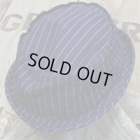 Sugar Cane -9oz. WABASH STRIPE PORKPIE HAT- 