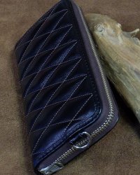 TOYS McCOY -LEATHER QUILTED LONG WALLET- 