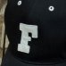 画像2: FULLCOUNT -BLACK TWILL F BASEBALL CAP-  (2)