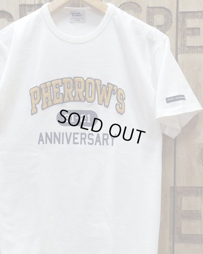 画像1: Pherrow's "21S-PTP1-30th" Embroidered Tee 