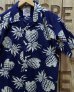 画像1: Duke Kahanamoku -"DUKE'S PINEAPPLE"　Cotton Hawaiian Shirt  (1)