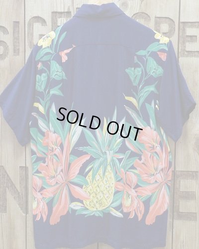 画像5: Duke Kahanamoku -"ORCHID AND PINEAPPLE" HAWAIIAN SHIRT- 