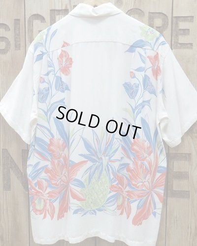 画像3: Duke Kahanamoku -"ORCHID AND PINEAPPLE" HAWAIIAN SHIRT- 