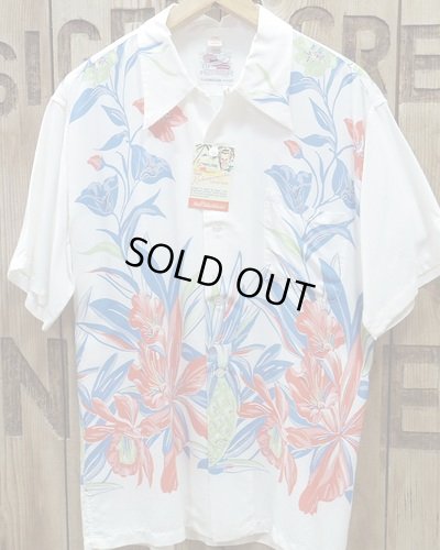 画像2: Duke Kahanamoku -"ORCHID AND PINEAPPLE" HAWAIIAN SHIRT- 