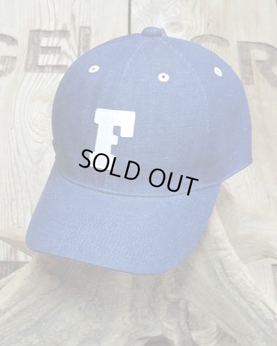 画像3: FULLCOUNT 6013 -6 Panel Denim Baseball Cap 'F' Patch- 