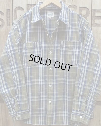 画像1: Pherrow's "22S-730WS-U.W." Flannel Work Shirts 