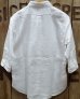 画像5: Pherrow's "22S-P7BD1" 3/4 Sleeves BD Linen Shirt  (5)