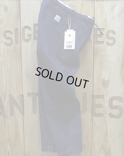 画像1: FOB FACTORY F0508 -DENIM TRACK PANTS- 