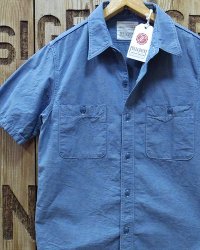 FULLCOUNT 4821 -Chambray Shirt Half Sleeve- 