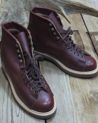 CUSHMAN -OILED LEATHER MONKEY BOOTS- 