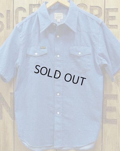 画像2: Pherrow's "23S-823CSS" S/S Denim Western Shirt 
