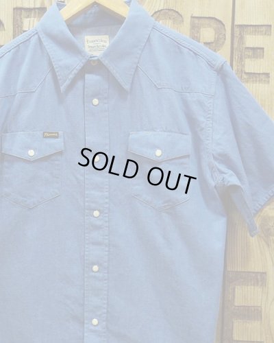 画像1: Pherrow's "23S-823CSS" S/S Denim Western Shirt 