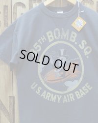 TOYS McCOY -MILITARY TEE SHIRT "85TH BOMB. SQ. HAMMER FIELD"- 