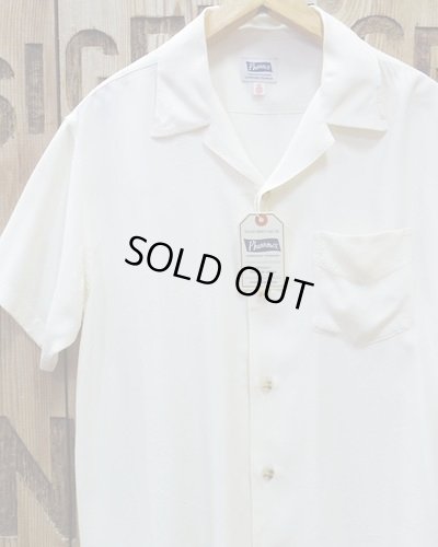 画像1: Pherrow's "23S-PIS2" Rayon Open Collar Shirts 