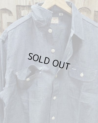 画像2: SUGAR CANE -BLUE CHAMBRAY WORK SHIRT- 