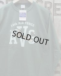 Buzz Rickson's -MILITARY L/S T-SHIRT "14th AIR FORCE"- 