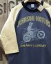 画像1: TOYS McCOY -MOTORCYCLE CROPPED RAGLAN TEE "JOHNSON MOTORS"-  (1)