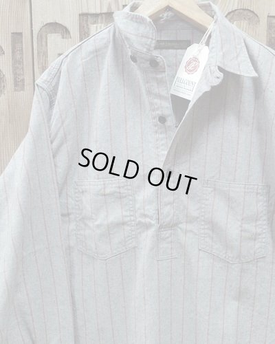 画像1: FULLCOUNT 4080 -Baseball Stripe Pullover Shirt- 