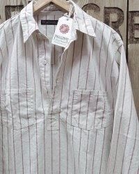 FULLCOUNT 4080 -Baseball Stripe Pullover Shirt- 