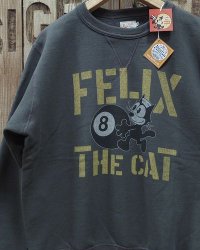 TOYS McCOY -MILITARY SWEAT SHIRT / FELIX THE CAT "8 BALL"- 