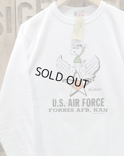 画像1: Buzz Rickson's × Peanuts -L/S T-SHIRT "U.S. AIR FORCE"- 