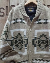 Pherrow's "23W-PNS-CARDIGAN" Handcraft Knit Cowichan Sweater 