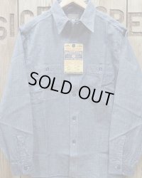 BUZZ RICKSON'S -BLUE CHAMBRAY WORK SHIRTS- 