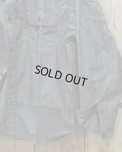 画像4: SUGAR CANE -BLACK CHAMBRAY WORK SHIRT- 