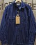 画像1: Sugar Cane "8.5oz. WABASH STRIPE WORK SHIRT"  (1)