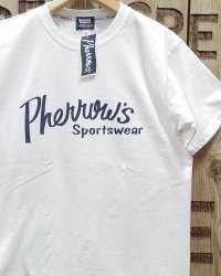 Pherrow's "24S-PT1" Brand Logo T-Shirt 