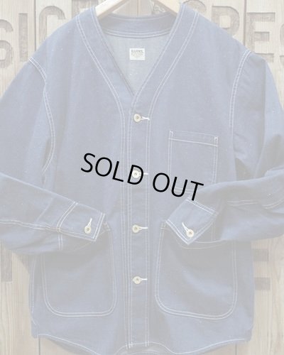 画像2: BARNS "BR-24132" NO COLLAR COVERALL JK 
