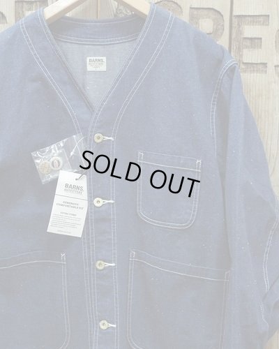 画像1: BARNS "BR-24132" NO COLLAR COVERALL JK 