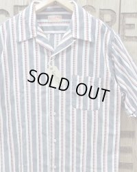 SUGAR CANE -HEART STRIPE OPEN SHIRT- 