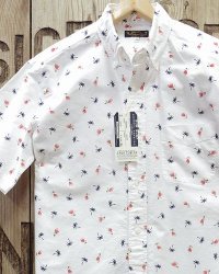 SUN SURF -"HULA DANCER" OXFORD B.D. SHIRT- 