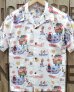 画像2: SUN SURF -COTTON/LINEN HOPSACK HAWAIIAN SHIRTS "ハワイへ行こう!"-  (2)