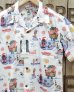 画像1: SUN SURF -COTTON/LINEN HOPSACK HAWAIIAN SHIRTS "ハワイへ行こう!"-  (1)