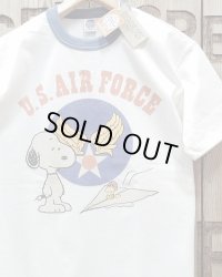 TOYS McCOY -SNOOPY TEE / U. S. AIR FORCE "WING & STAR"- 