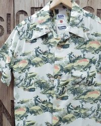 Pherrow's -Rayon Hawaiian Shirt "24S-AMAZON"- 