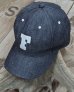 画像3: FULLCOUNT 6843 -6PANEL DENIM BASEBALL CAP "F" PATCH-   (3)