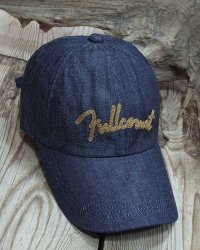 FULLCOUNT 6007 -Chain Embroidery Denim Cap- 