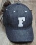 画像2: FULLCOUNT 6843 -6PANEL DENIM BASEBALL CAP "F" PATCH-   (2)