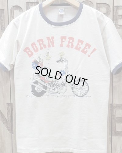 画像3: TOYS McCOY -JOHNNY RINGER TEE / SNOOPY "BORN FREE!"- 