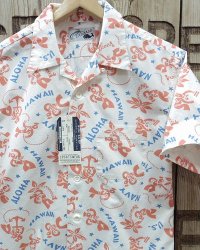 SUN SURF -COTTON RIPSTOP OPEN SHIRT "SAILOR MOKU STARS- 