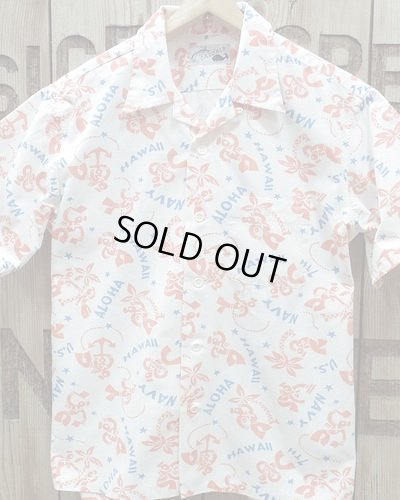 画像2: SUN SURF -COTTON RIPSTOP OPEN SHIRT "SAILOR MOKU STARS- 