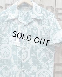 SUN SURF -COTTON CANVAS OPEN SHIRT "PEARL HARBOR HAWAII- 