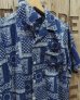 画像3: Pherrow's "24S-PIS1" Indigo Cotton Hawaiian Open Shirts  (3)