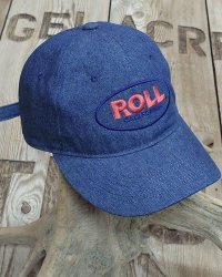 BARNS -DENIM BASEBALL CAP "ROLL"- 