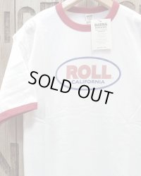 BARNS -SLUB RINGER PRINT TEE "ROLL"- 