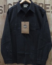 WILLIAM GIBSON COLLECTION "BLACK CHAMBRAY WORK SHIRTS" 